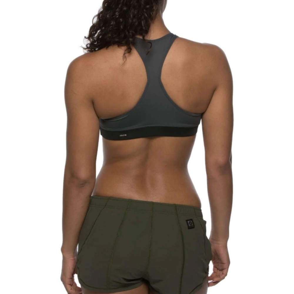 Jolyn Doyle Women’s Nylon/Lycra Army Green Running Shorts XL Made in USA
